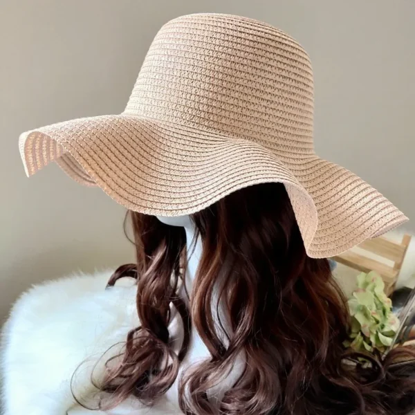 Handmade Raffia-Straw Travel Visor