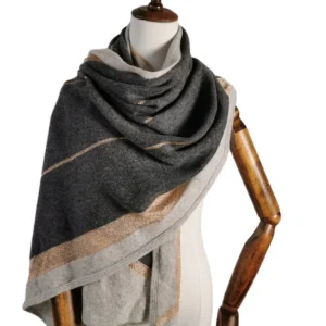 Thick Printed Cashmere Winter Scarf