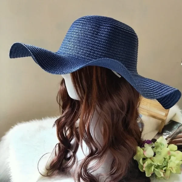 Handmade Raffia-Straw Travel Visor