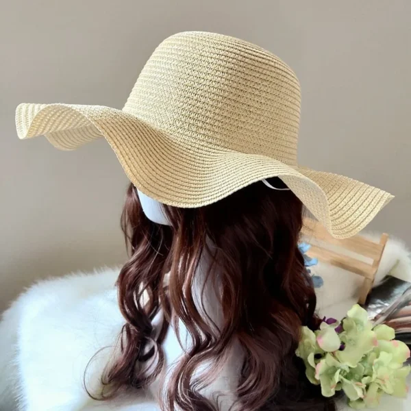 Handmade Raffia-Straw Travel Visor