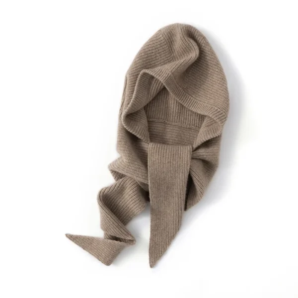 Cashmere Scarf-and-Beanie Set
