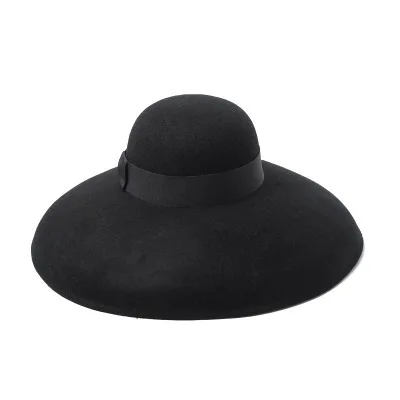 Vintage Oversized Wool-Felt Stage Hat
