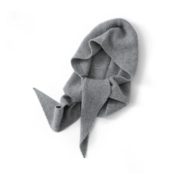Cashmere Scarf-and-Beanie Set