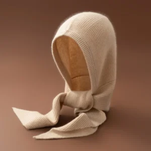 Cashmere Scarf-and-Beanie Set